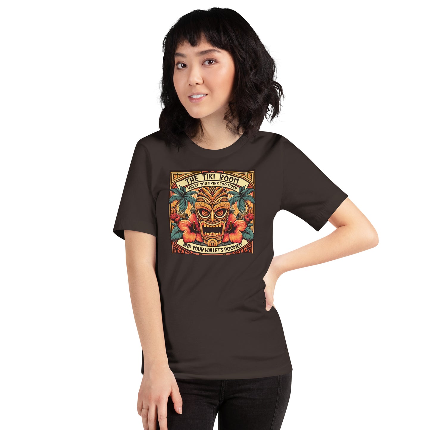 Tropical Brown Tiki Room T-Shirt