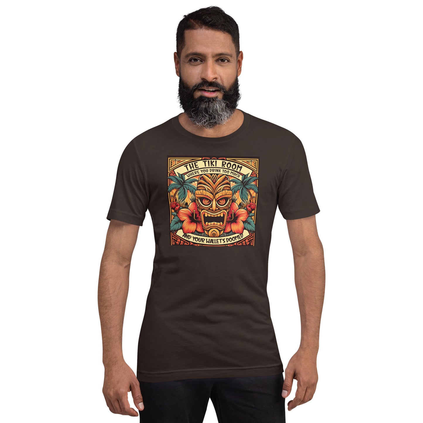 Tropical Brown Tiki Room T-Shirt