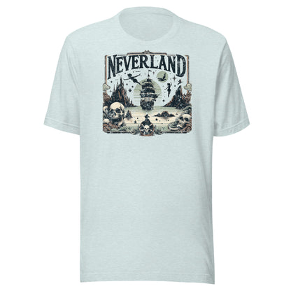 Neverland Graphic T-Shirt - Ice Blue