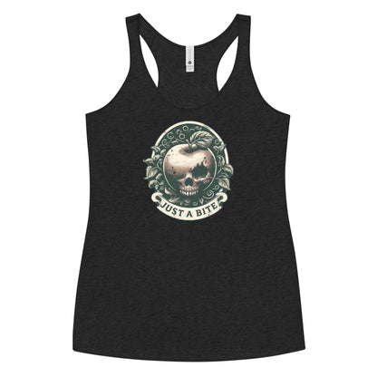 Snow White Poison Apple Black Racerback Tank Top for Women